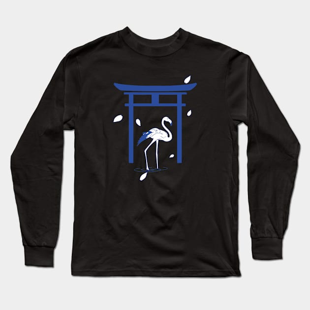 Crane and Temple Long Sleeve T-Shirt by escic